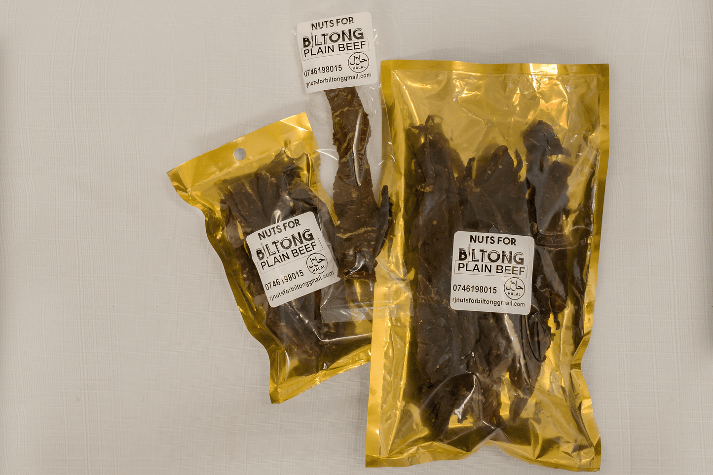 PLAIN BEEF BILTONG SLICES